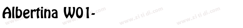 Albertina W01字体转换